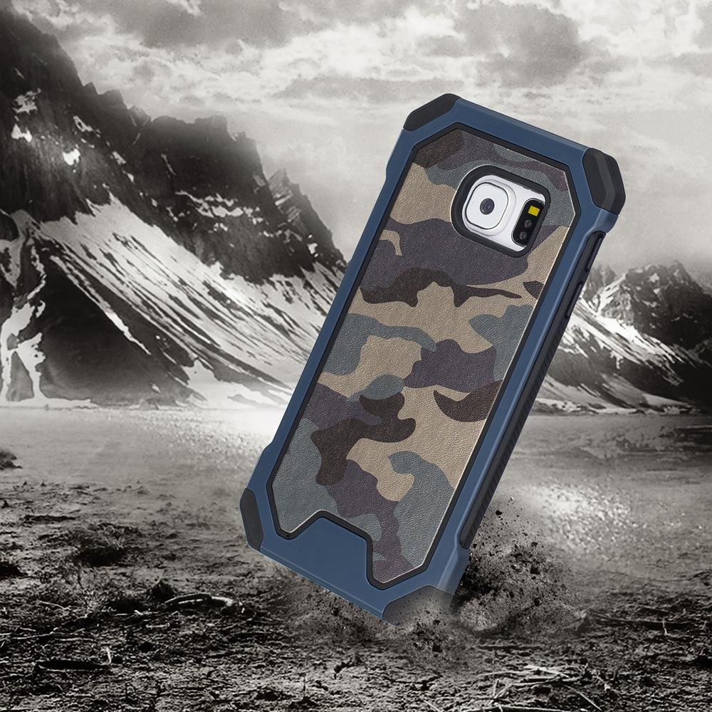 Outdoor Case für Samsung Galaxy S6 Edge TPU Hybrid Camouflage