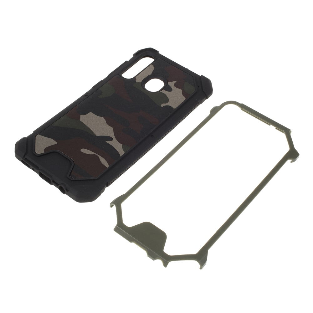 Outdoor Case für Samsung Galaxy A50 TPU Hybrid Camouflage
