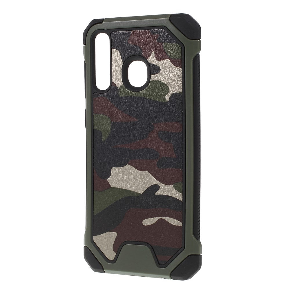 Outdoor Case für Samsung Galaxy A50 TPU Hybrid Camouflage