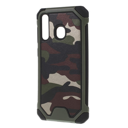 Outdoor Case für Samsung Galaxy A50 TPU Hybrid Camouflage