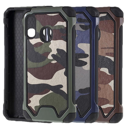 Outdoor Case für Samsung Galaxy A20e TPU Hybrid Camouflage