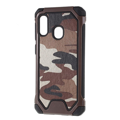 Outdoor Case für Samsung Galaxy A20e TPU Hybrid Camouflage
