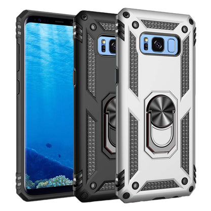 Outdoor Case für Samsung Galaxy S8+ TPU Hybrid Sergeant Armor Metall Ring Hülle