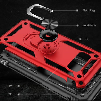 Outdoor Case für Samsung Galaxy S8+ TPU Hybrid Sergeant Armor Metall Ring Hülle