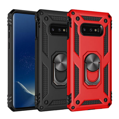 Outdoor Case für Samsung Galaxy S10e TPU Hybrid Sergeant Armor Metall Ring Hülle