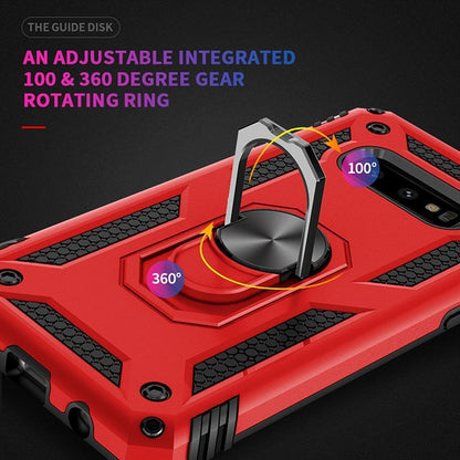 Outdoor Case für Samsung Galaxy S10e TPU Hybrid Sergeant Armor Metall Ring Hülle