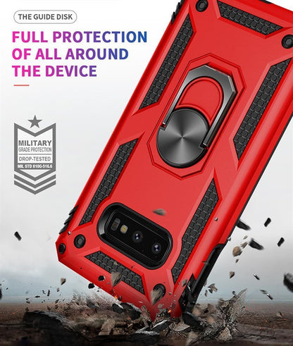 Outdoor Case für Samsung Galaxy S10e TPU Hybrid Sergeant Armor Metall Ring Hülle