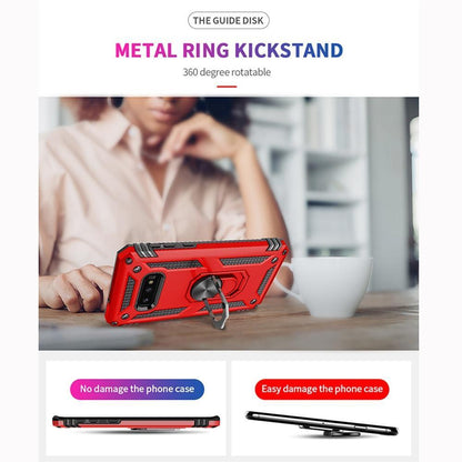 Outdoor Case für Samsung Galaxy S10e TPU Hybrid Sergeant Armor Metall Ring Hülle
