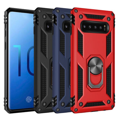 Outdoor Case für Samsung Galaxy S10 TPU Hybrid Sergeant Armor Metall Ring Hülle