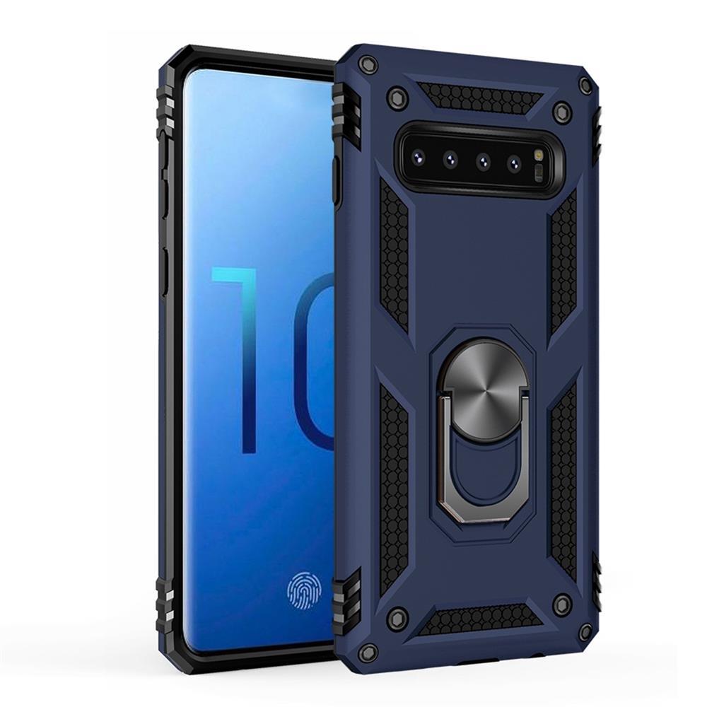 Outdoor Case für Samsung Galaxy S10 TPU Hybrid Sergeant Armor Metall Ring Hülle