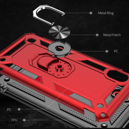 Outdoor Case für Samsung Galaxy A10 TPU Hybrid Sergeant Armor Metall Ring Hülle