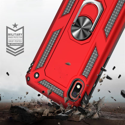 Outdoor Case für Samsung Galaxy A10 TPU Hybrid Sergeant Armor Metall Ring Hülle