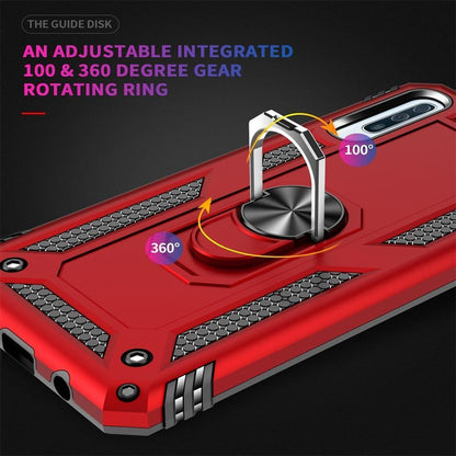 Outdoor Case für Samsung Galaxy A50 TPU Hybrid Sergeant Armor Metall Ring Hülle