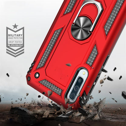 Outdoor Case für Samsung Galaxy A50 TPU Hybrid Sergeant Armor Metall Ring Hülle