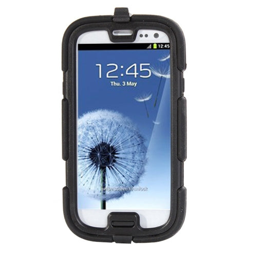 Samsung Galaxy S3 I9300 Outdoor Case Military Duty Silikon Heavy Belt Gürtelclip