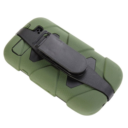 Samsung Galaxy S3 I9300 Outdoor Case Military Duty Silikon Heavy Belt Gürtelclip