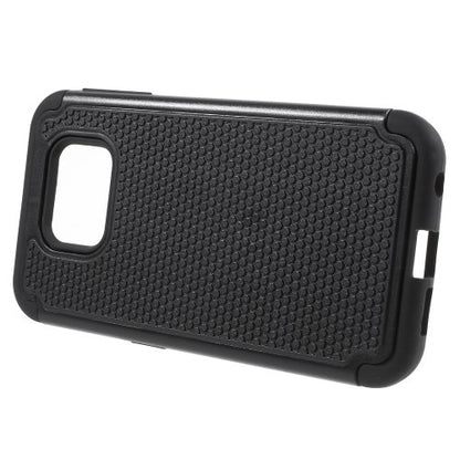 Outdoor Case für Samsung Galaxy S6 Edge G925 Silikon Hybrid Football Grain