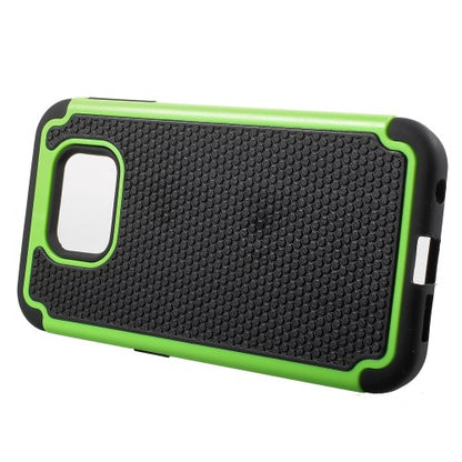 Outdoor Case für Samsung Galaxy S6 Edge G925 Silikon Hybrid Football Grain