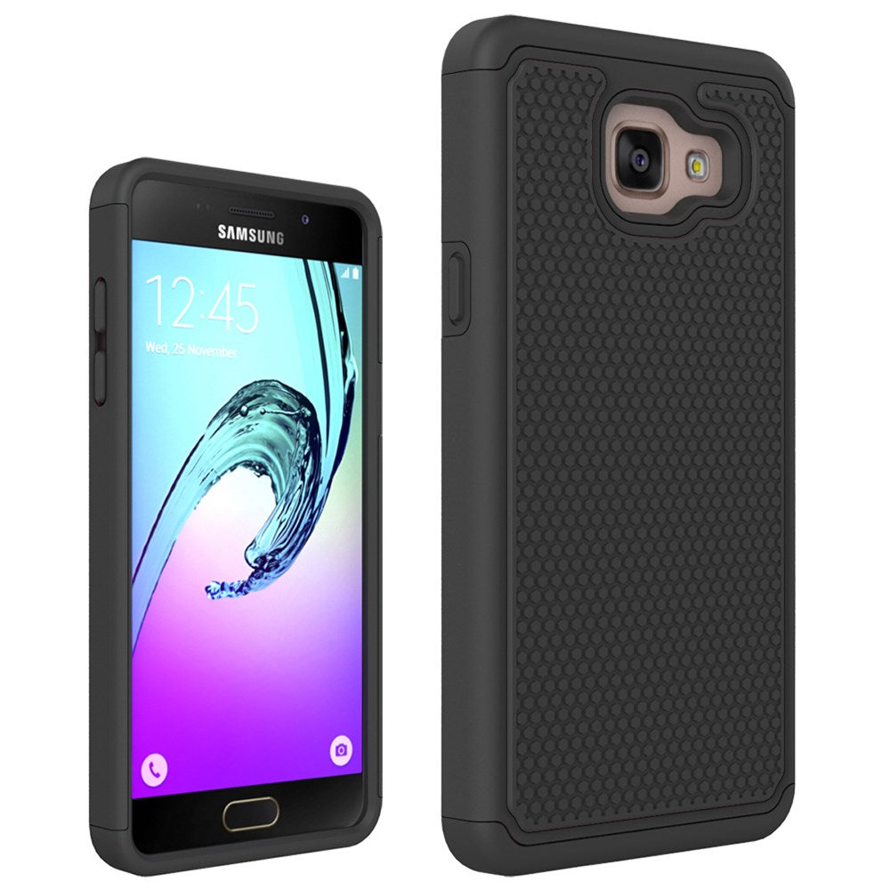Outdoor Case für Samsung Galaxy A5 A510F (2016) Silikon Hybrid Football Grain