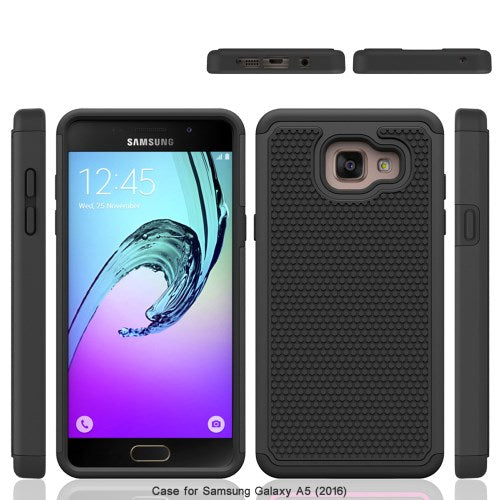 Outdoor Case für Samsung Galaxy A5 A510F (2016) Silikon Hybrid Football Grain