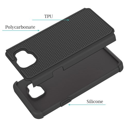 Outdoor Case für Samsung Galaxy A5 A510F (2016) Silikon Hybrid Football Grain