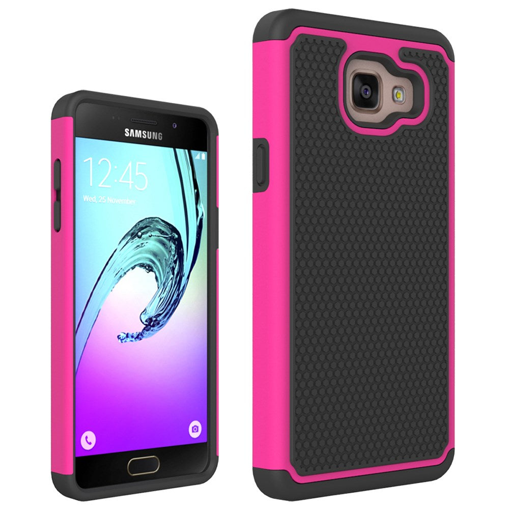 Outdoor Case für Samsung Galaxy A5 A510F (2016) Silikon Hybrid Football Grain