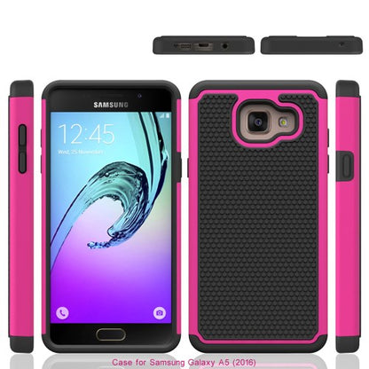 Outdoor Case für Samsung Galaxy A5 A510F (2016) Silikon Hybrid Football Grain
