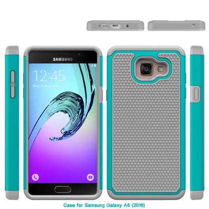 Outdoor Case für Samsung Galaxy A5 A510F (2016) Silikon Hybrid Football Grain