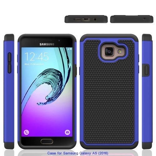 Outdoor Case für Samsung Galaxy A5 A510F (2016) Silikon Hybrid Football Grain