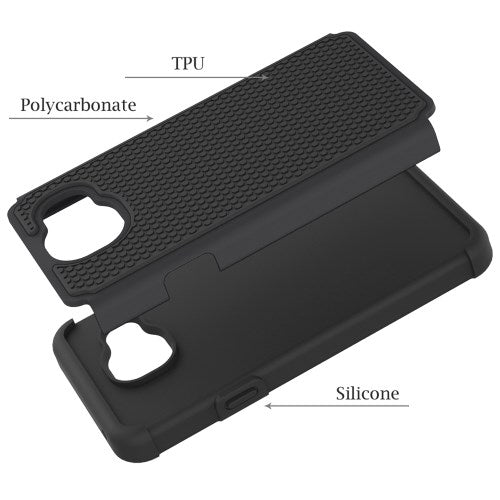 Outdoor Case für Samsung Galaxy A3 A310F (2016) Silikon Hybrid Football Grain