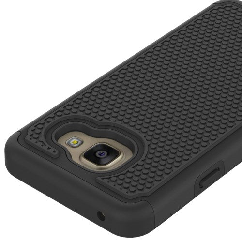 Outdoor Case für Samsung Galaxy A3 A310F (2016) Silikon Hybrid Football Grain