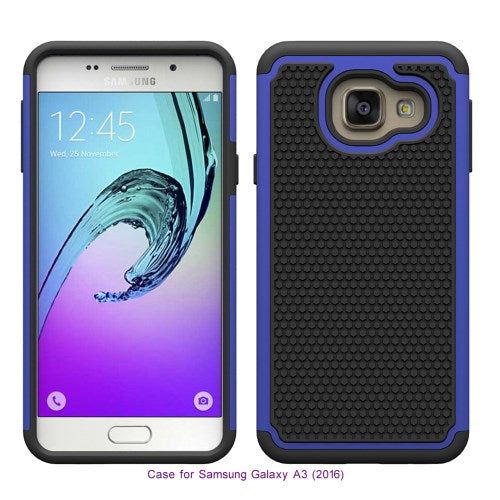 Outdoor Case für Samsung Galaxy A3 A310F (2016) Silikon Hybrid Football Grain