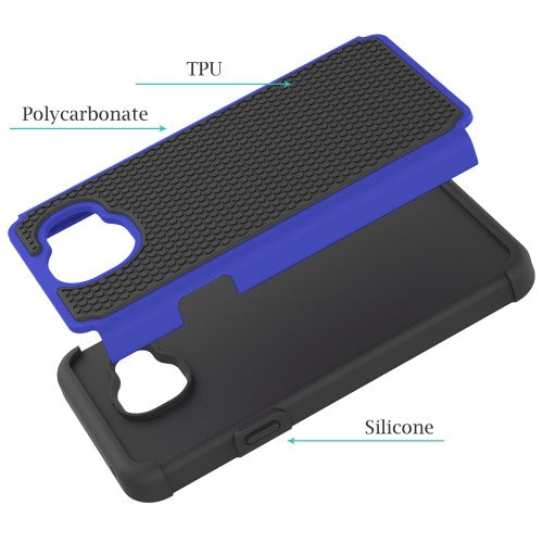 Outdoor Case für Samsung Galaxy A3 A310F (2016) Silikon Hybrid Football Grain