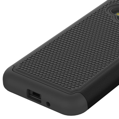 Samsung Galaxy J3 (2016) Outdoor Case Silikon Hybrid Football Grain Schutz Hülle