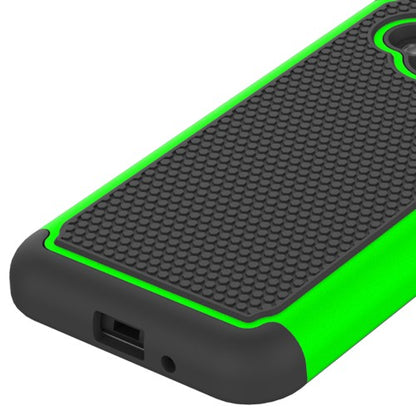 Samsung Galaxy J3 (2016) Outdoor Case Silikon Hybrid Football Grain Schutz Hülle