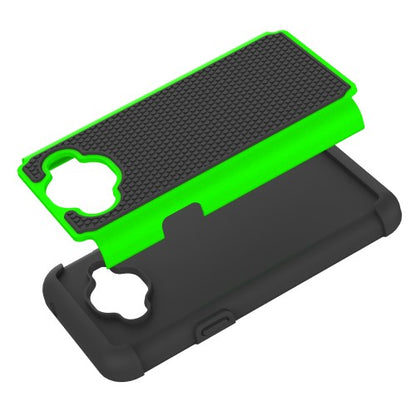 Samsung Galaxy J3 (2016) Outdoor Case Silikon Hybrid Football Grain Schutz Hülle
