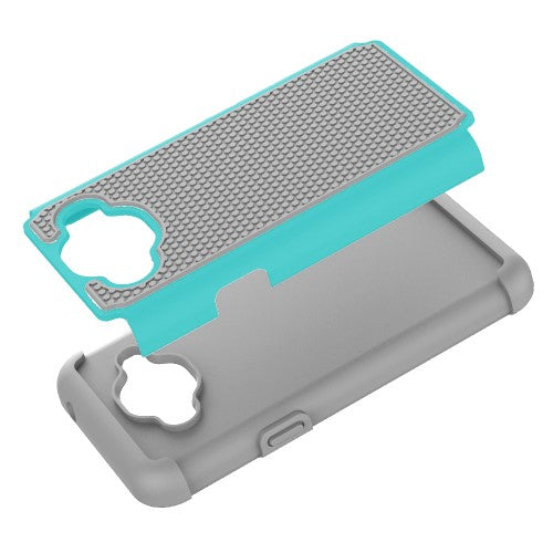 Samsung Galaxy J3 (2016) Outdoor Case Silikon Hybrid Football Grain Schutz Hülle