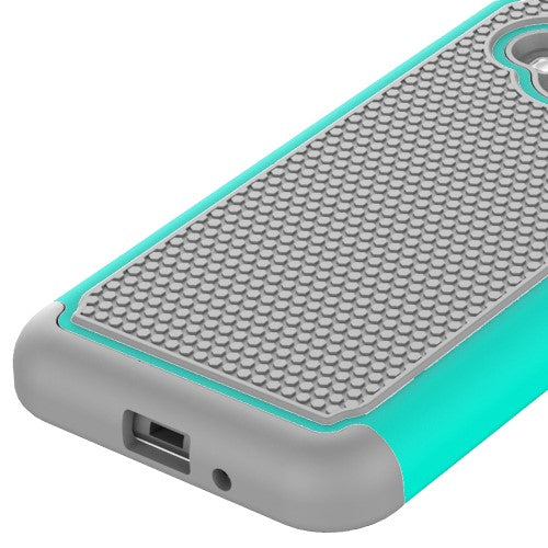 Samsung Galaxy J3 (2016) Outdoor Case Silikon Hybrid Football Grain Schutz Hülle