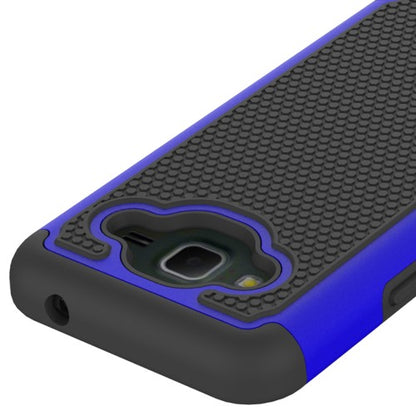 Samsung Galaxy J3 (2016) Outdoor Case Silikon Hybrid Football Grain Schutz Hülle
