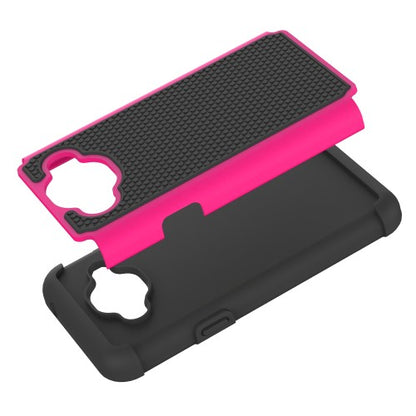 Samsung Galaxy J3 (2016) Outdoor Case Silikon Hybrid Football Grain Schutz Hülle