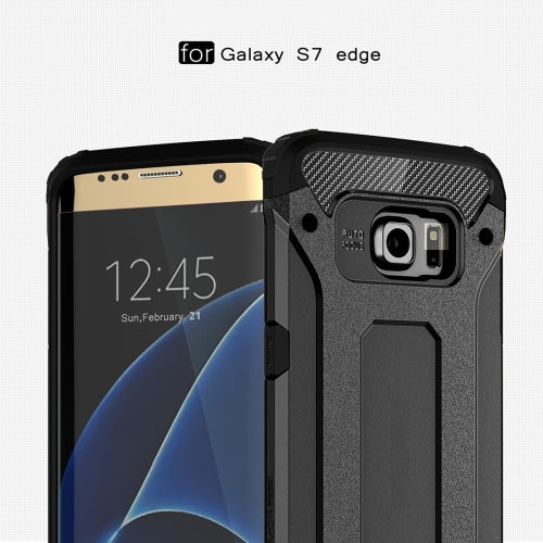 Samsung Galaxy S7 Edge G935 TPU PC Outdoor Case Hybrid Carbon Look Schutz Hülle