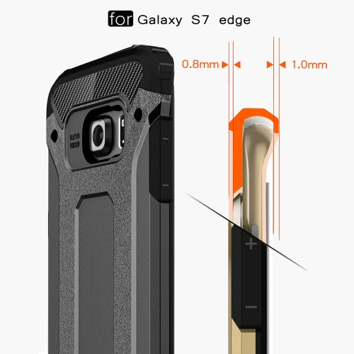 Samsung Galaxy S7 Edge G935 TPU PC Outdoor Case Hybrid Carbon Look Schutz Hülle