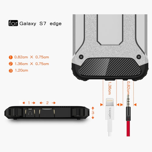 Samsung Galaxy S7 Edge G935 TPU PC Outdoor Case Hybrid Carbon Look Schutz Hülle