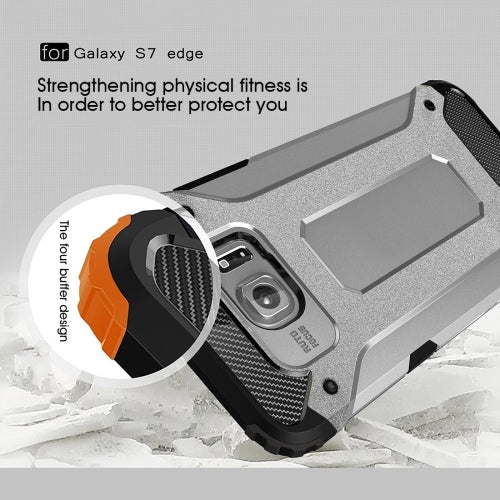 Samsung Galaxy S7 Edge G935 TPU PC Outdoor Case Hybrid Carbon Look Schutz Hülle