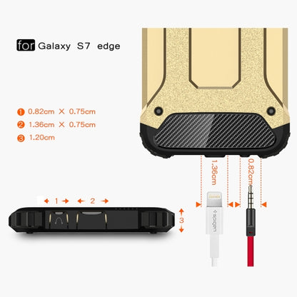 Samsung Galaxy S7 Edge G935 TPU PC Outdoor Case Hybrid Carbon Look Schutz Hülle