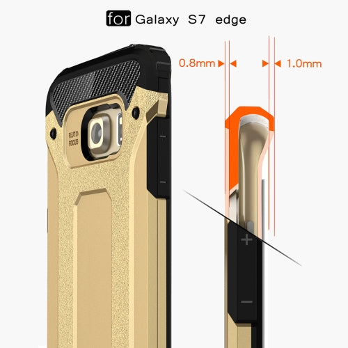 Samsung Galaxy S7 Edge G935 TPU PC Outdoor Case Hybrid Carbon Look Schutz Hülle