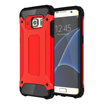 Samsung Galaxy S7 Edge G935 TPU PC Outdoor Case Hybrid Carbon Look Schutz Hülle