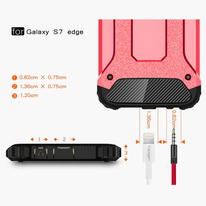 Samsung Galaxy S7 Edge G935 TPU PC Outdoor Case Hybrid Carbon Look Schutz Hülle