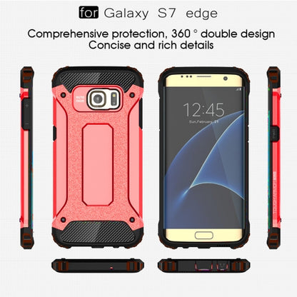 Samsung Galaxy S7 Edge G935 TPU PC Outdoor Case Hybrid Carbon Look Schutz Hülle