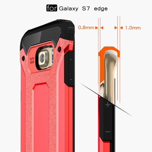 Samsung Galaxy S7 Edge G935 TPU PC Outdoor Case Hybrid Carbon Look Schutz Hülle